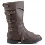 Gotham Detachable Shaft Brown Mens Boots