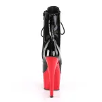Red Platform Adore Black Ankle Boots