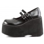 Kera Faux Leather Mary Jane Double Strap Pump