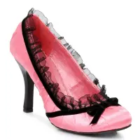 Satin Doll Pink High Heel Pump