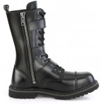 Riot 12 Mens Steel Toe Leather Combat Boots