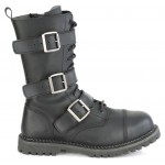 Riot 12 Mens Steel Toe Faux Leather Combat Boots