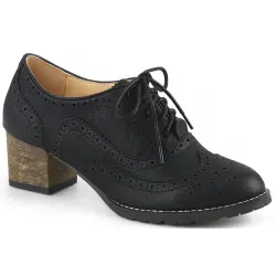 Russell Womens Wingtip Oxford in Black