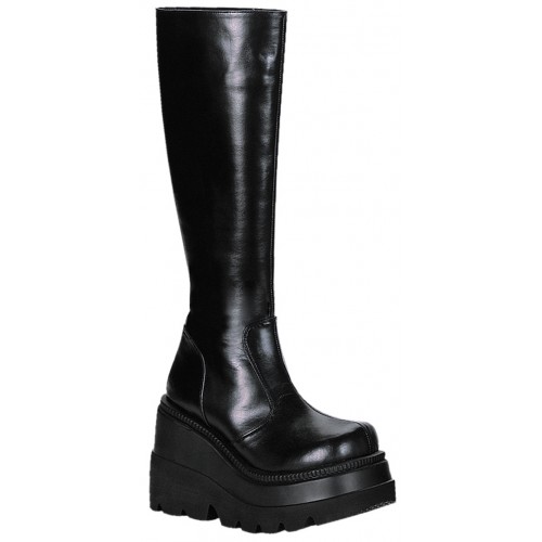 Shaker Platform Knee High Womens Boots