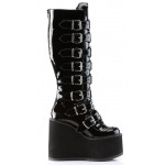 Swing Buckled Womens Platform Boots