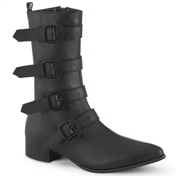 Men's Winklepicker Boot with Coffin Buckles