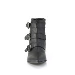 Men's Winklepicker Ankle Boots with Coffin Buckles