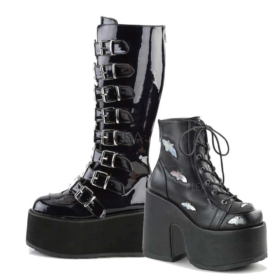 fully authorized dealer for all demonia gothic, alternative, steampunk shoes and boots for men and women